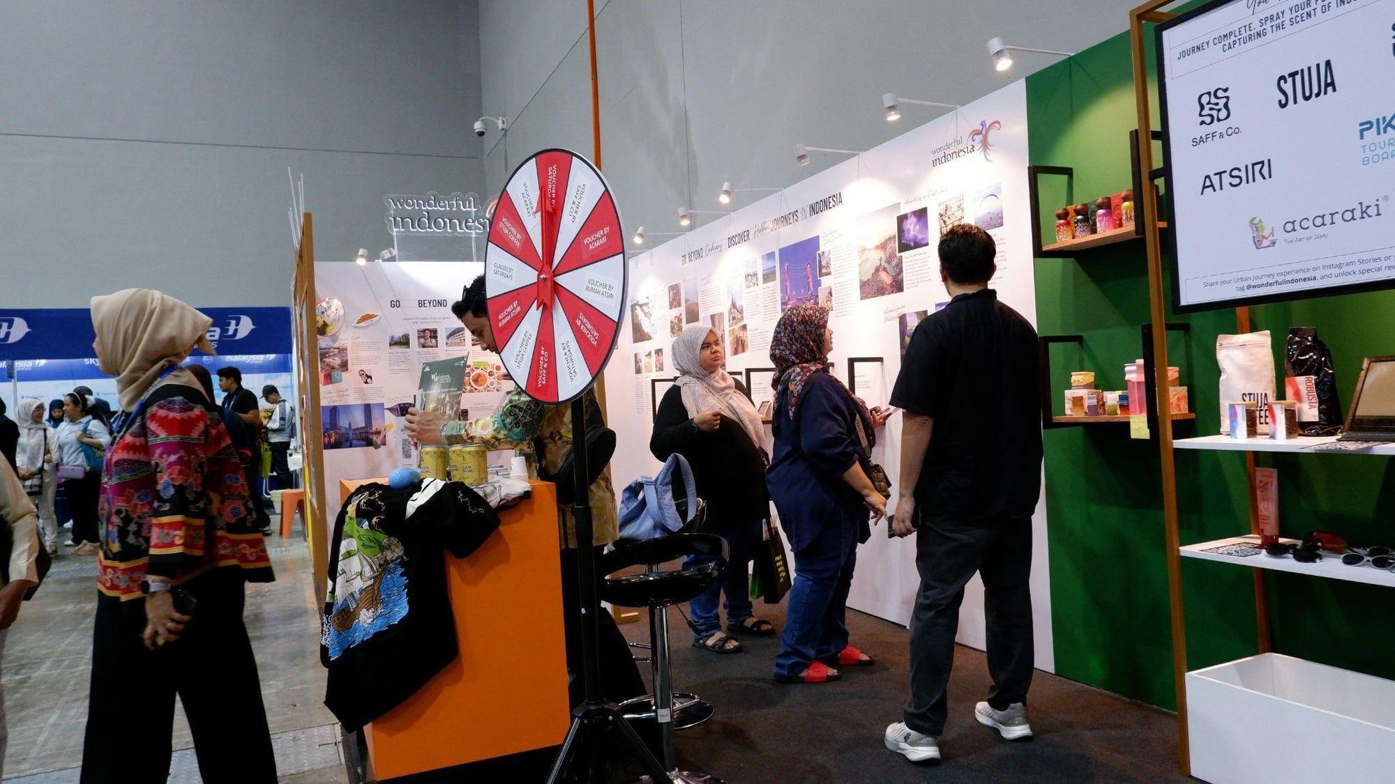 MATTA Fair: Booth & Brand Activation: documentation for Wonderful Indonesia