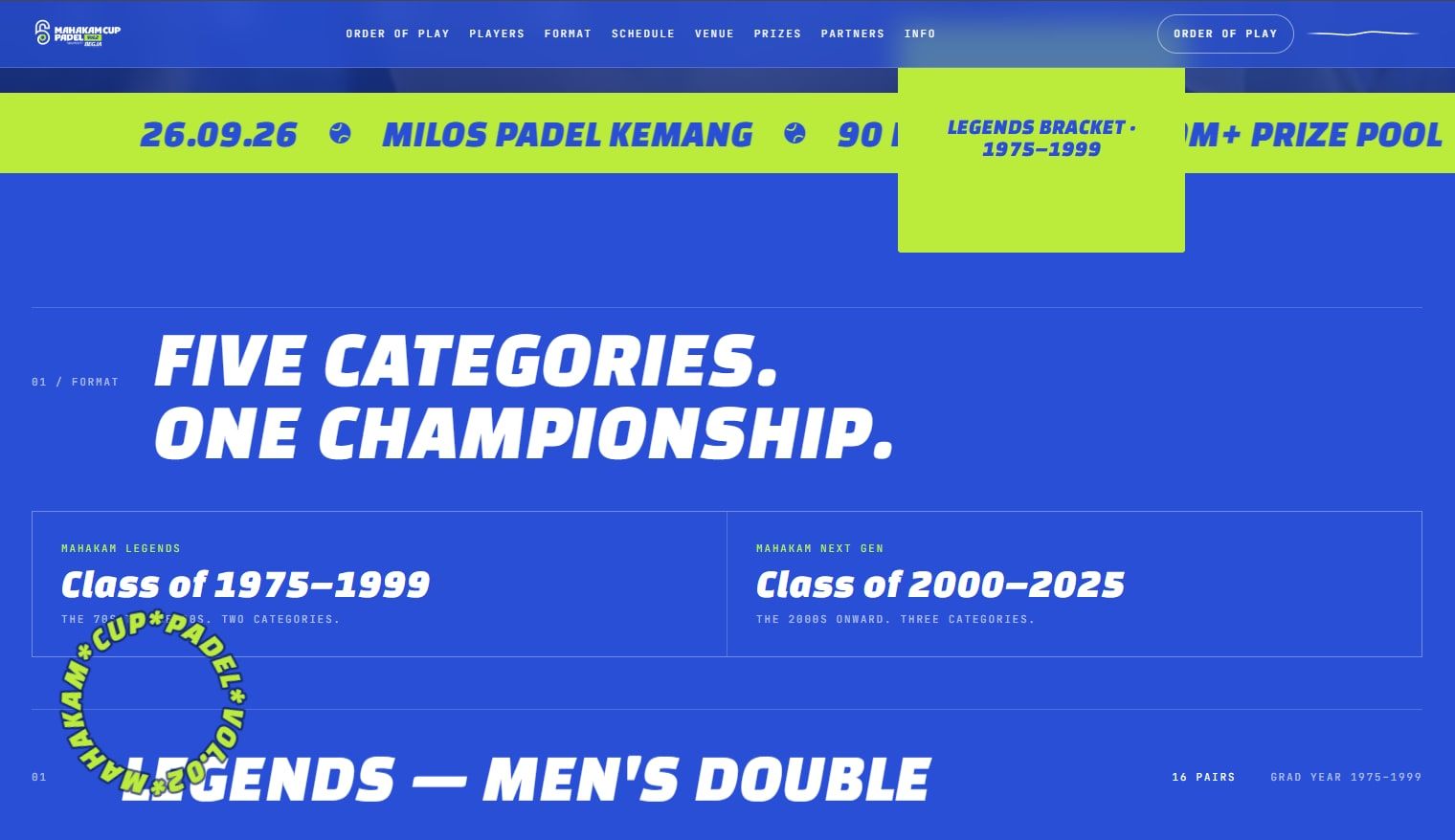 Mahakam Cup Padel Vol.2: documentation for Alumni SMA 6 Jakarta
