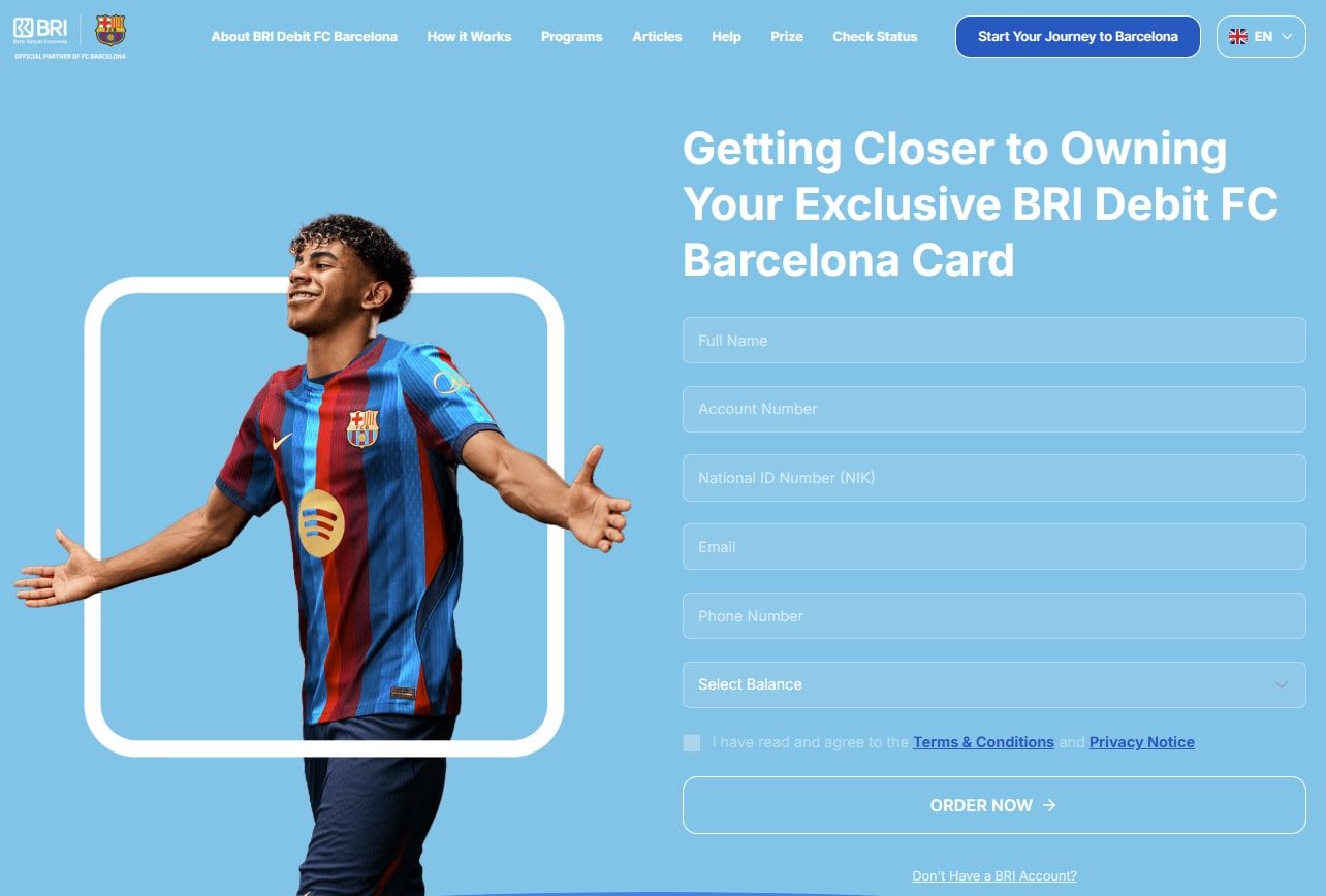 BRI Debit FC Barcelona: documentation for BRI